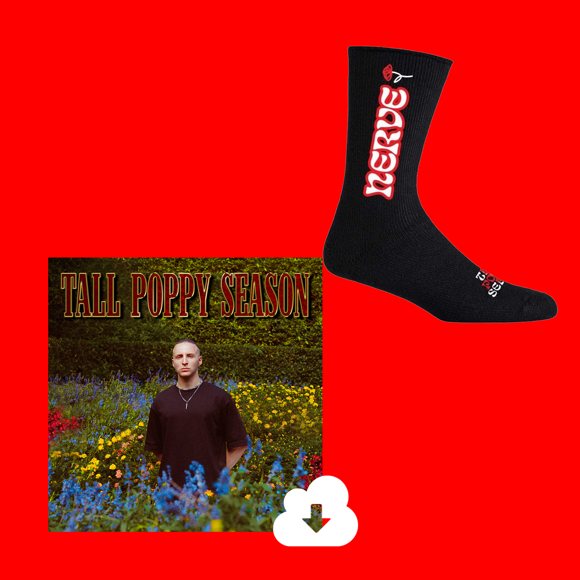 TPS BLACK SOCKS + DIGITAL DOWNLOAD